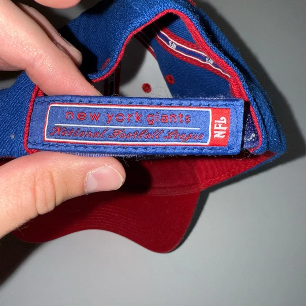 New York Giants Reebok Wool Blend Snap Back Hat - Picture 3 of 5